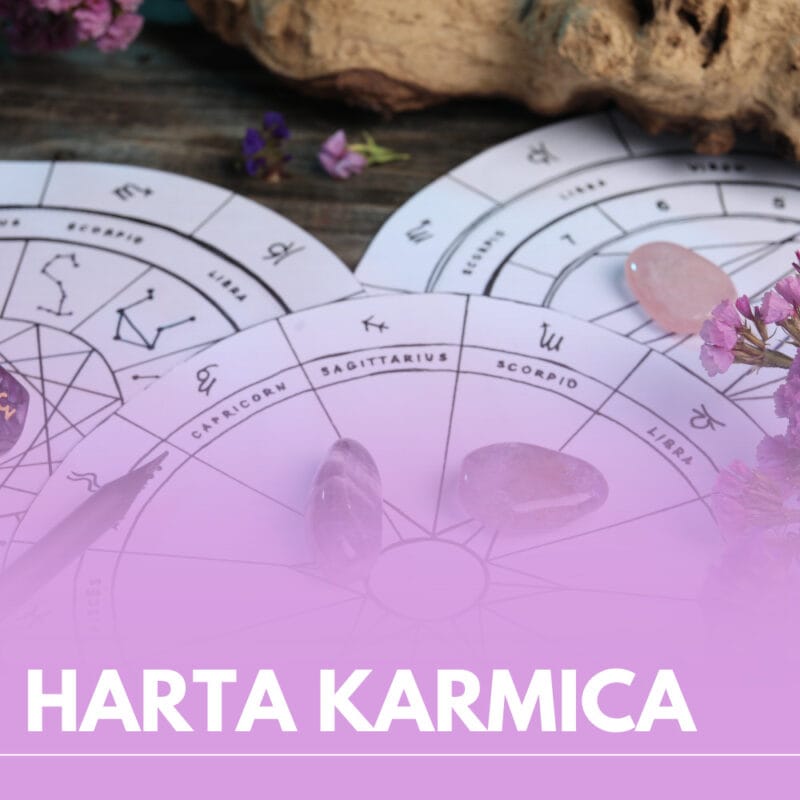 Harta karmica personala cu interpretarea lectiilor si tiparelor karmice
