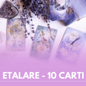 Etalare cu 10 carti in Tarot