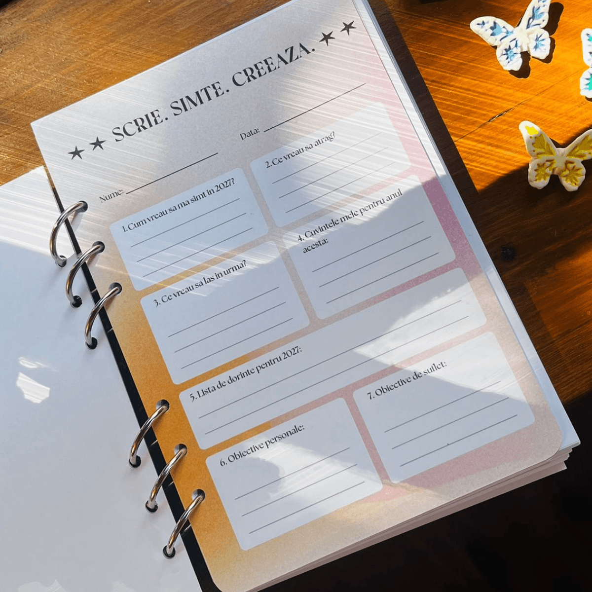 Agenda Manifestarii 2027 cu 3 coperti interschimbabile