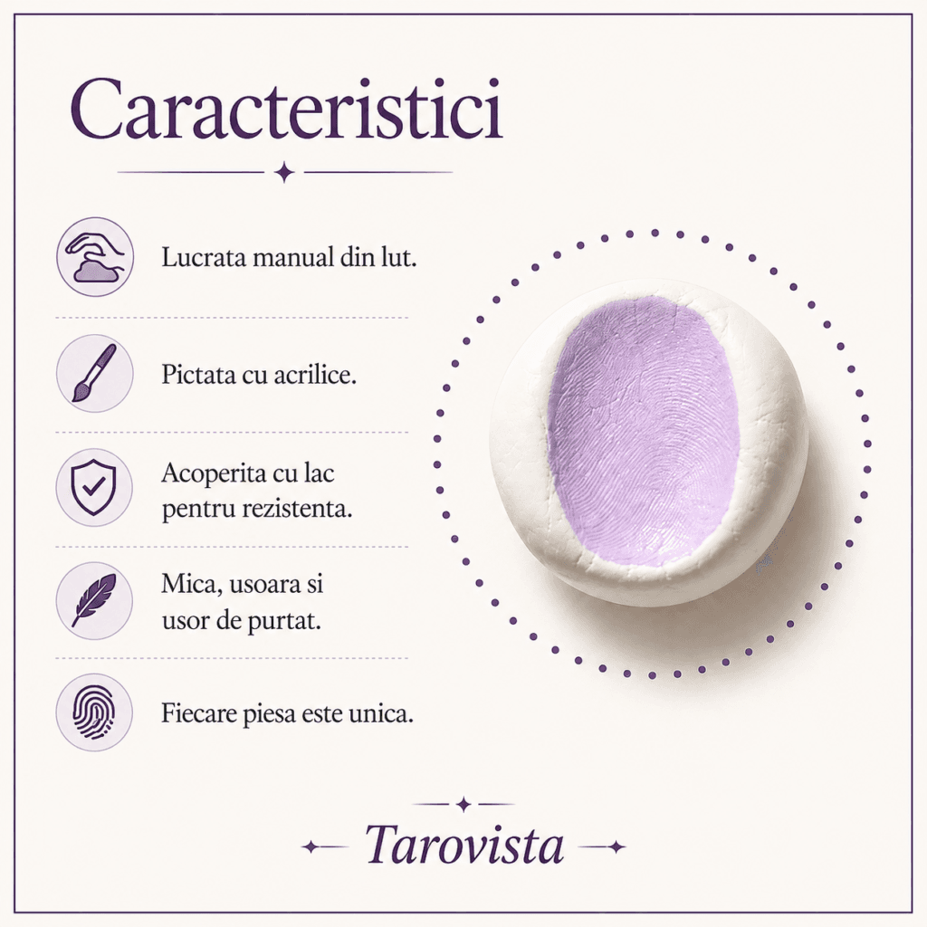 Worry stone lila
