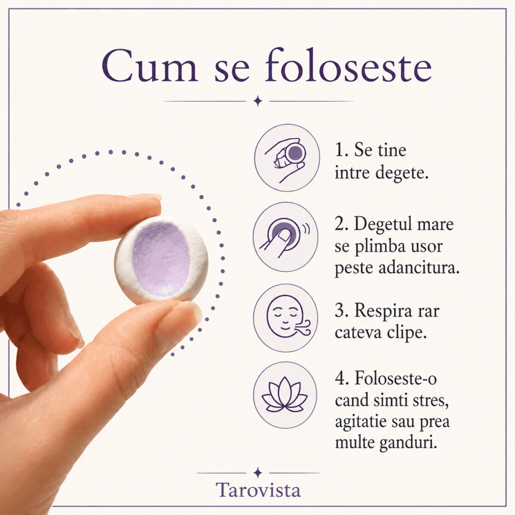 Worry stone lila