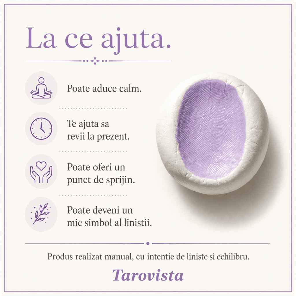 Worry stone lila