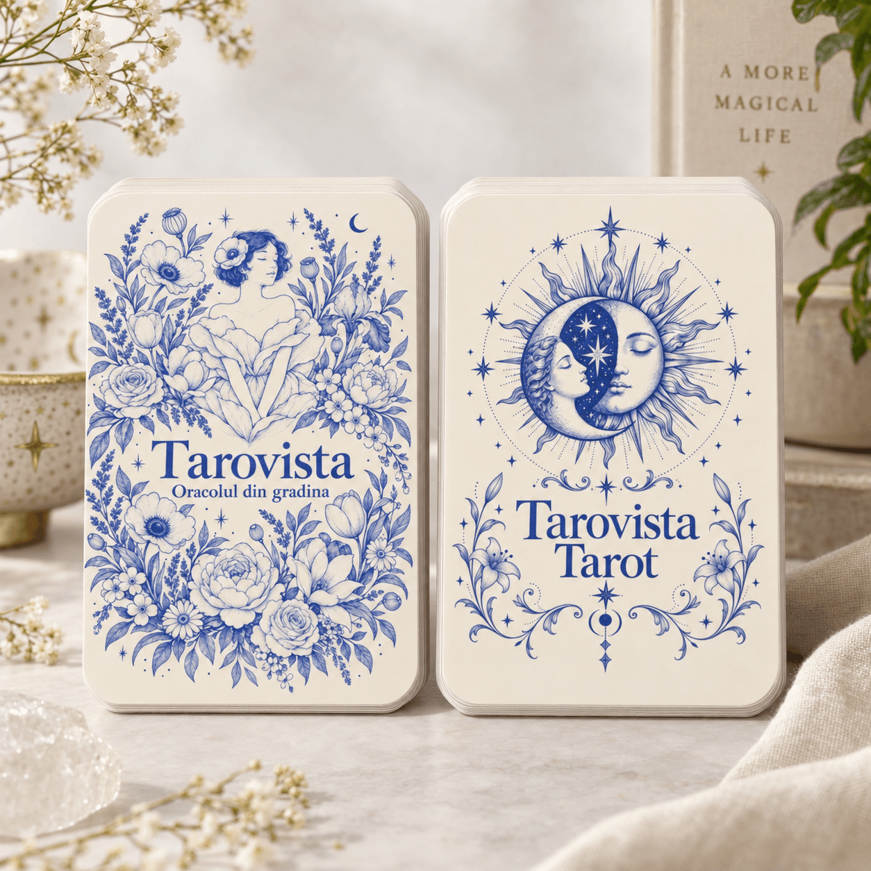 Set Tarovista Tarot + Oracolul din gradina, 2 pachete